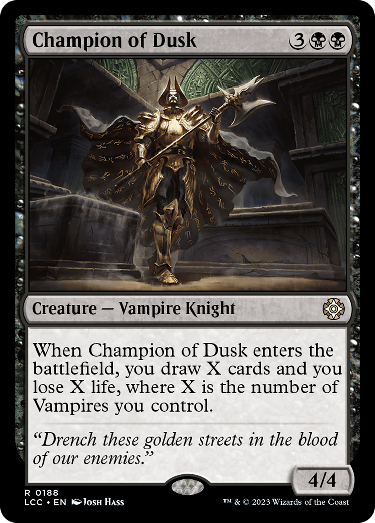 Champion of Dusk [The Lost Caverns of Ixalan Commander] | Silver Goblin