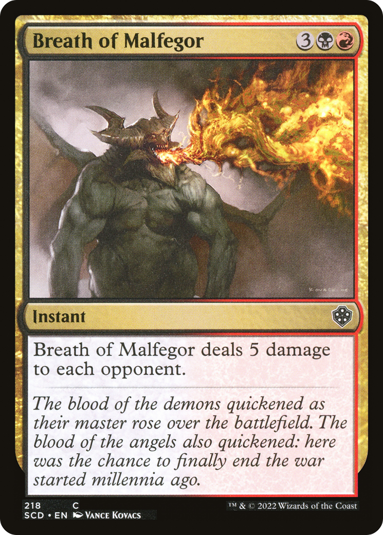 Breath of Malfegor [Starter Commander Decks] | Silver Goblin