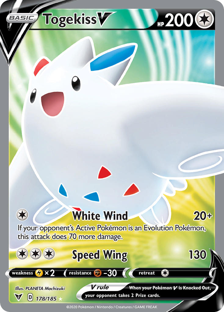 Togekiss V (178/185) [Sword & Shield: Vivid Voltage] | Silver Goblin