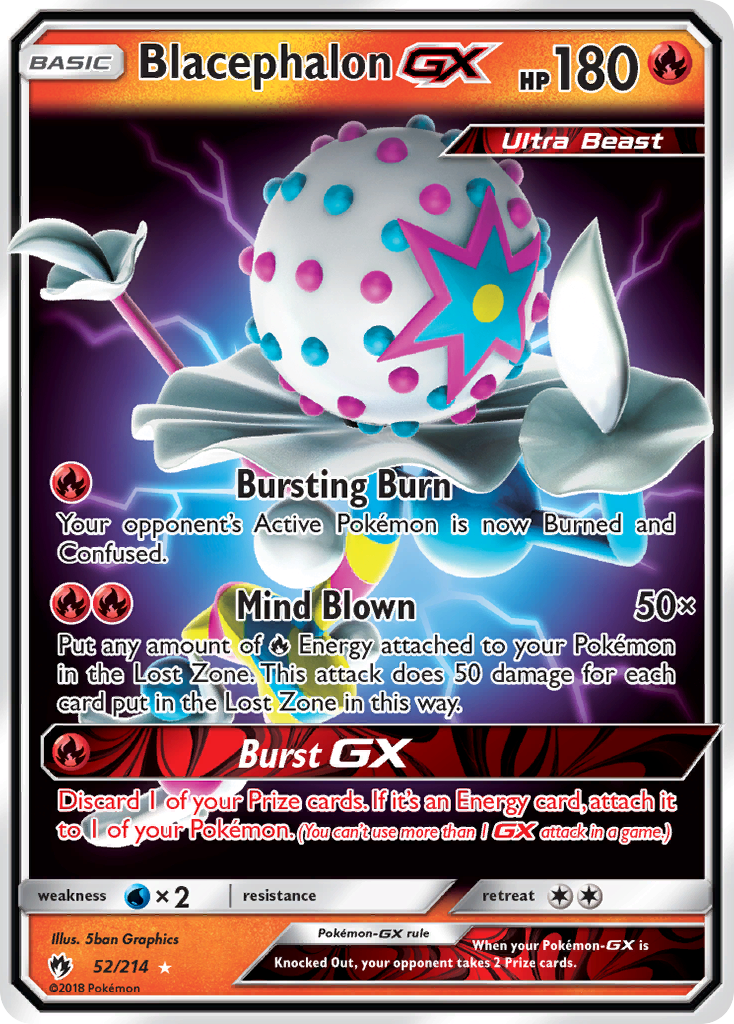 Blacephalon GX (52/214) [Sun & Moon: Lost Thunder] | Silver Goblin