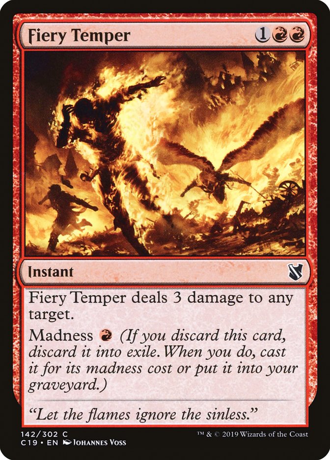 Fiery Temper [Commander 2019] | Silver Goblin