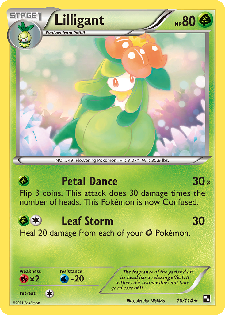 Lilligant (10/114) [Black & White: Base Set] | Silver Goblin