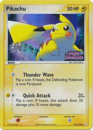 Pikachu (78/110) (Stamped) [EX: Holon Phantoms] | Silver Goblin