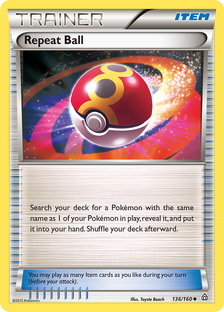 Repeat Ball (136/160) [XY: Primal Clash] | Silver Goblin