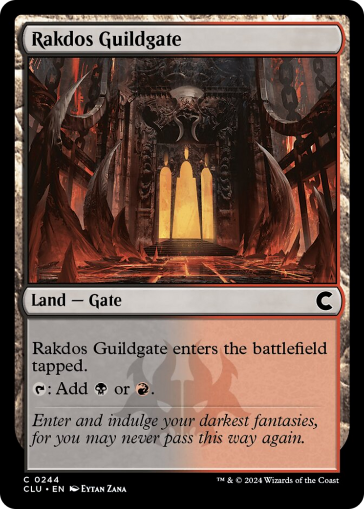 Rakdos Guildgate [Ravnica: Clue Edition] | Silver Goblin