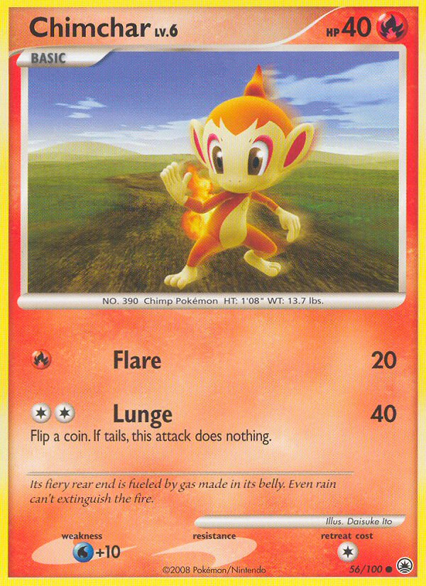 Chimchar (56/100) [Diamond & Pearl: Majestic Dawn] | Silver Goblin