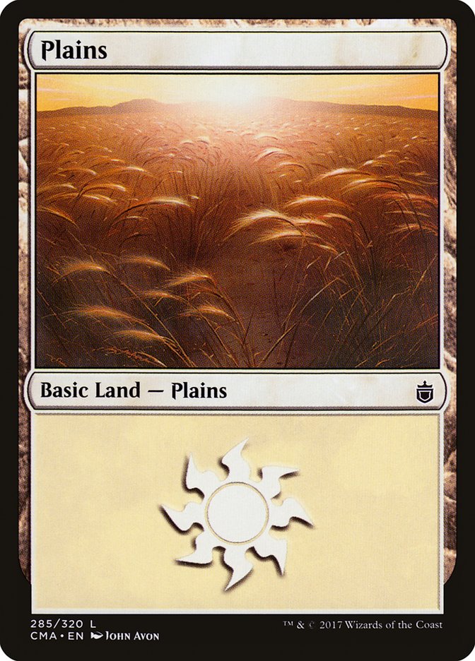 Plains (285) [Commander Anthology] | Silver Goblin