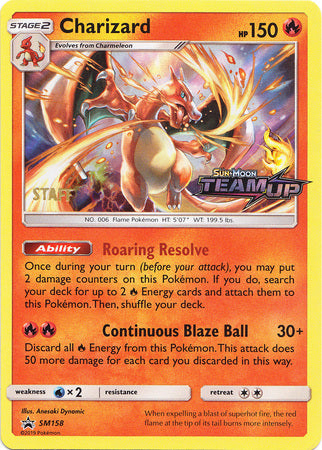 Charizard (SM158) (Staff) [Sun & Moon: Black Star Promos] | Silver Goblin