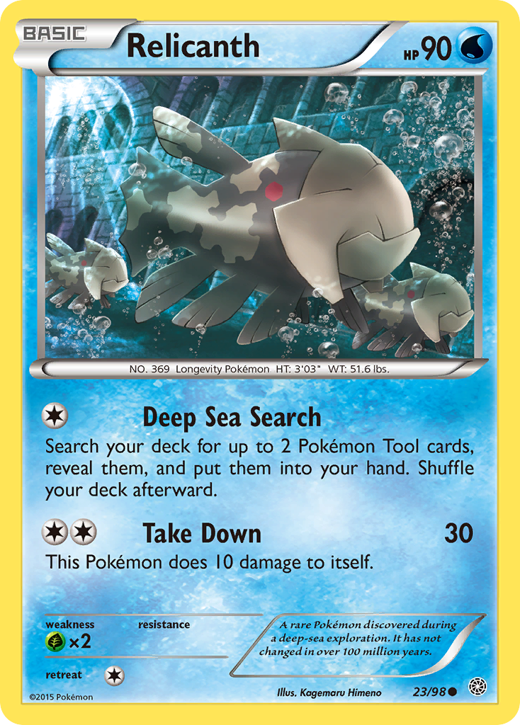 Relicanth (23/98) [XY: Ancient Origins] | Silver Goblin