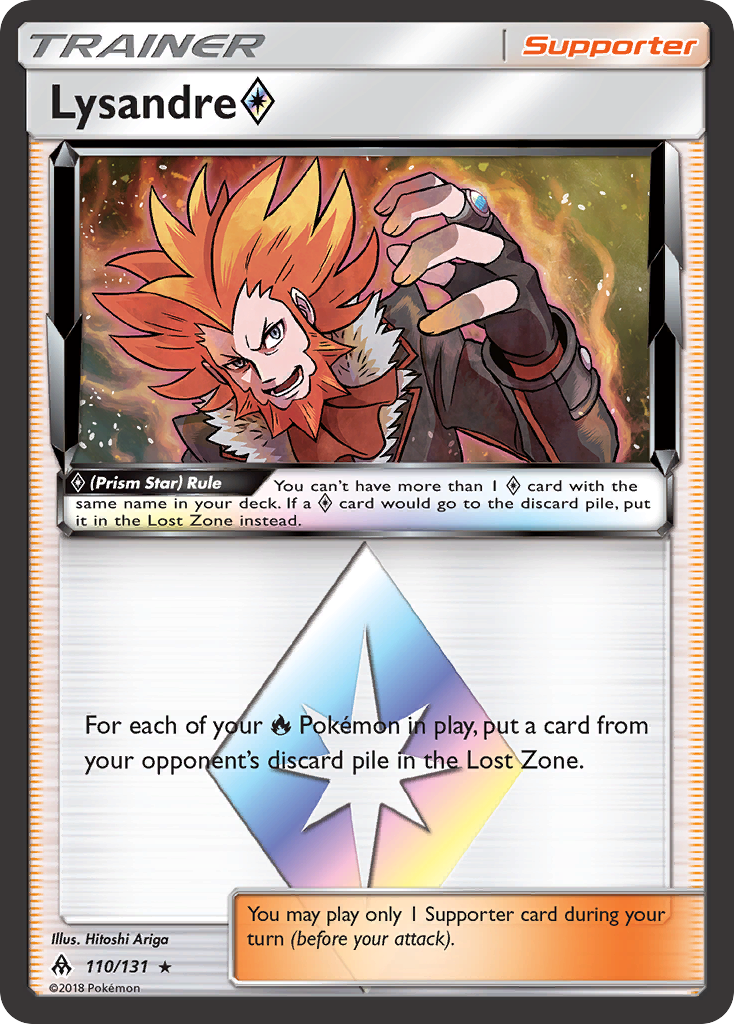 Lysandre (110/131) (Prism Star) [Sun & Moon: Forbidden Light] | Silver Goblin