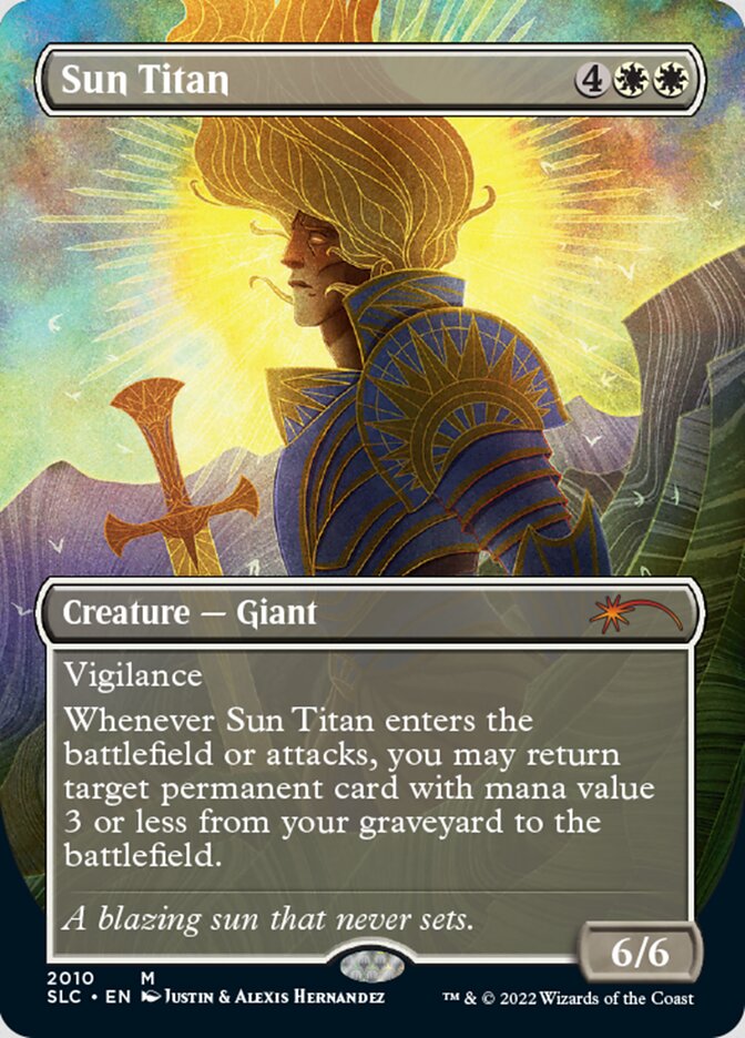 Sun Titan (Borderless) [Secret Lair 30th Anniversary Countdown Kit] | Silver Goblin