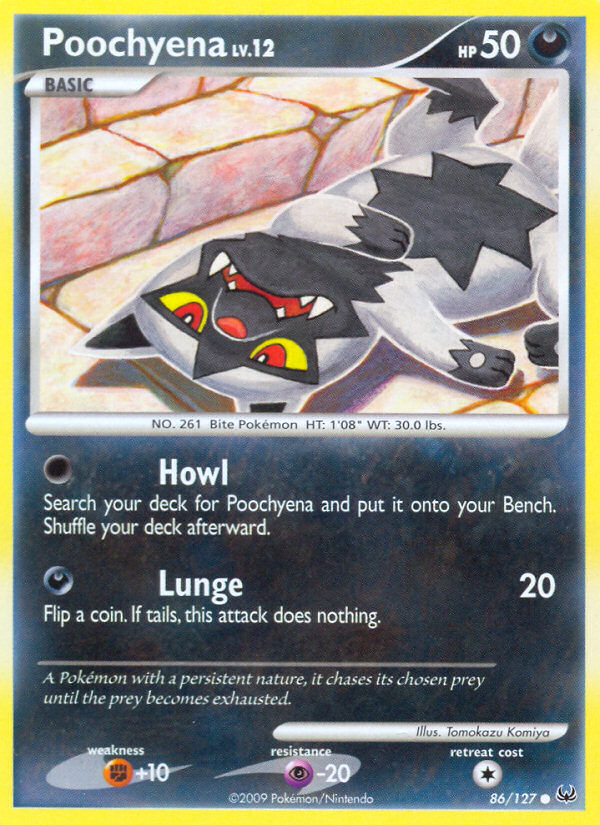 Poochyena (86/127) [Platinum: Base Set] | Silver Goblin