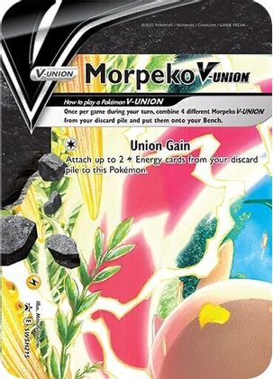 Morpeko V-UNION (SWSH215) [Sword & Shield: Black Star Promos] | Silver Goblin