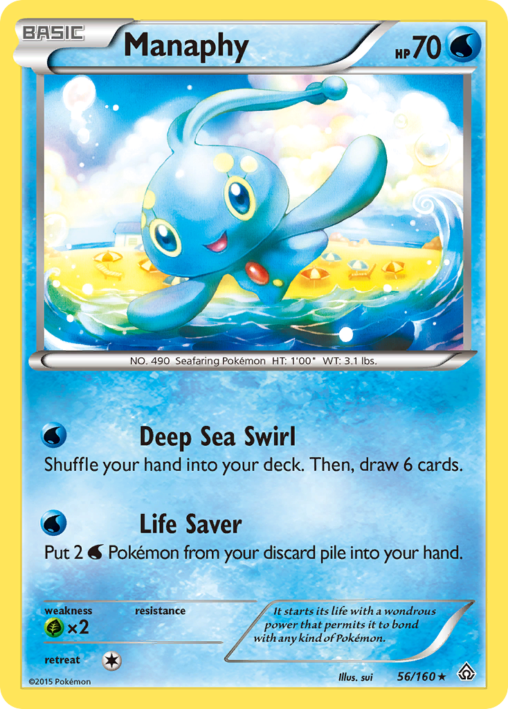 Manaphy (56/160) [XY: Primal Clash] | Silver Goblin