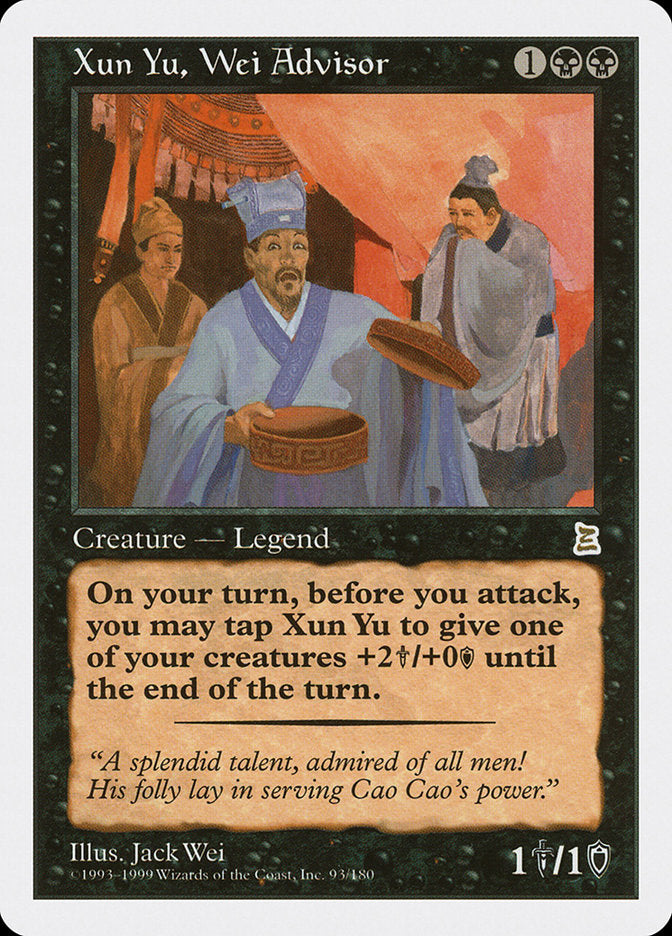 Xun Yu, Wei Advisor [Portal Three Kingdoms] | Silver Goblin