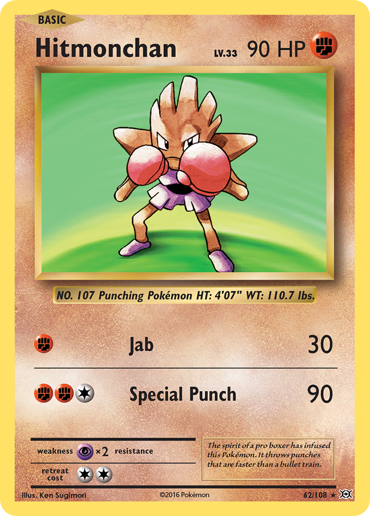 Hitmonchan (62/108) [XY: Evolutions] | Silver Goblin