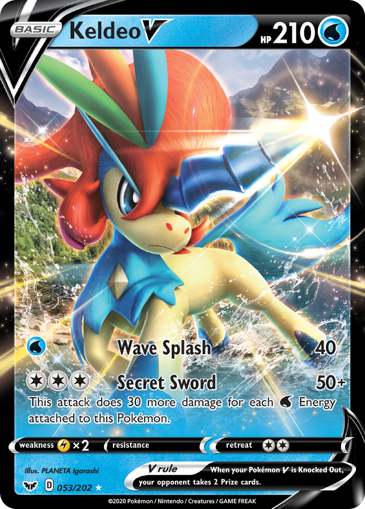 Keldeo V (053/202) [Sword & Shield: Base Set] | Silver Goblin