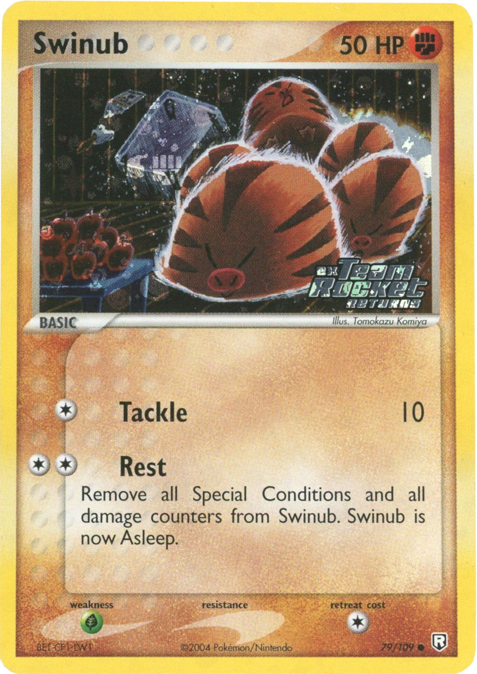 Swinub (79/109) (Stamped) [EX: Team Rocket Returns] | Silver Goblin