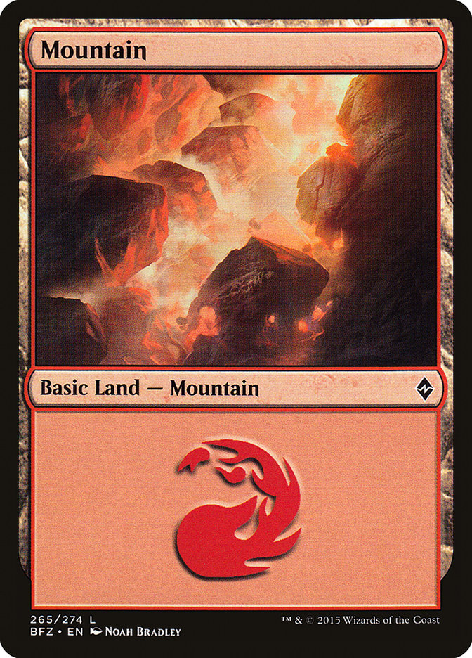 Mountain (265) [Battle for Zendikar] | Silver Goblin