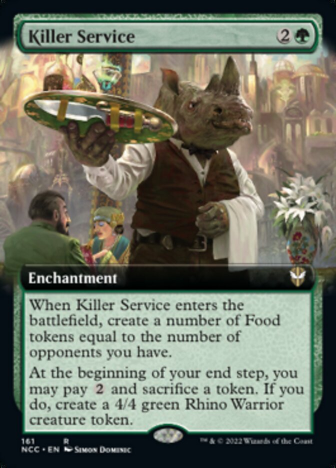 Killer Service (Extended Art) [Streets of New Capenna Commander] | Silver Goblin