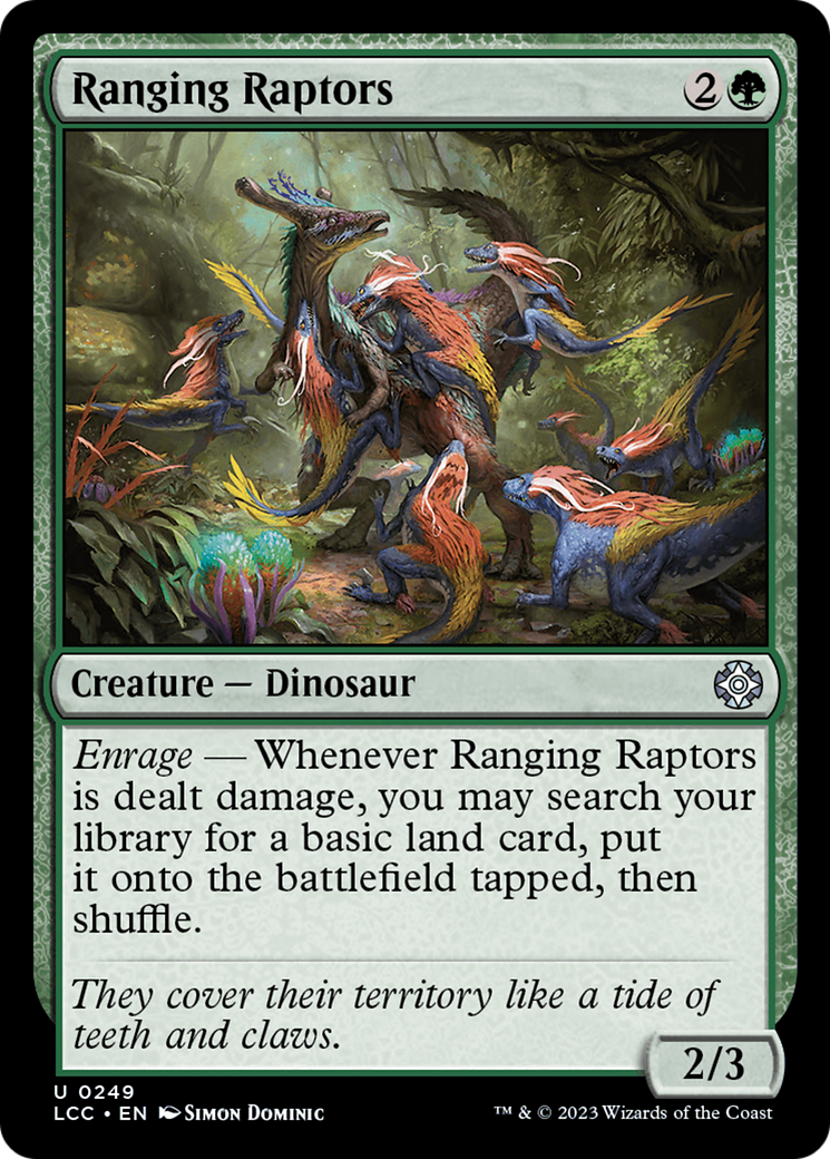 Ranging Raptors [The Lost Caverns of Ixalan Commander] | Silver Goblin