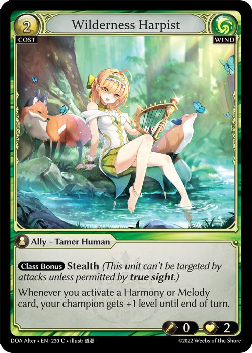 Wilderness Harpist (230) [Dawn of Ashes: Alter Edition] | Silver Goblin