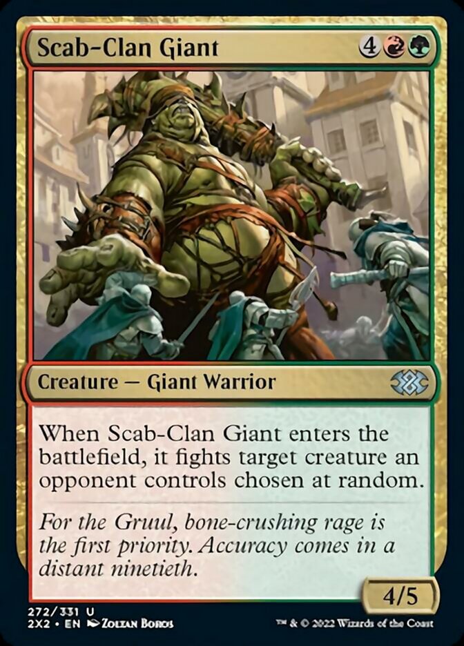 Scab-Clan Giant [Double Masters 2022] | Silver Goblin