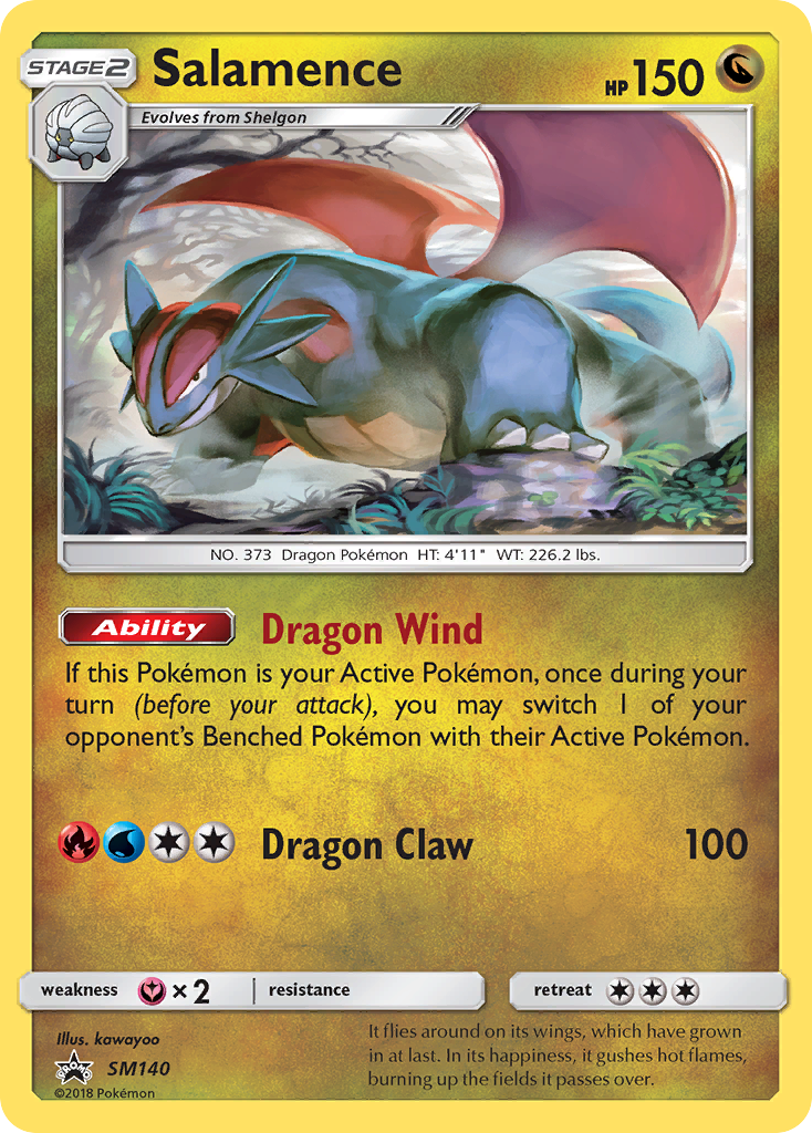 Salamence (SM140) [Sun & Moon: Black Star Promos] | Silver Goblin