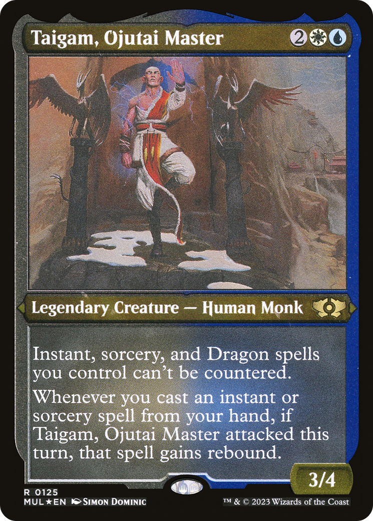 Taigam, Ojutai Master (Foil Etched) [Multiverse Legends] | Silver Goblin