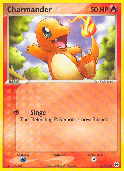 Charmander (57/112) [EX: FireRed & LeafGreen] | Silver Goblin