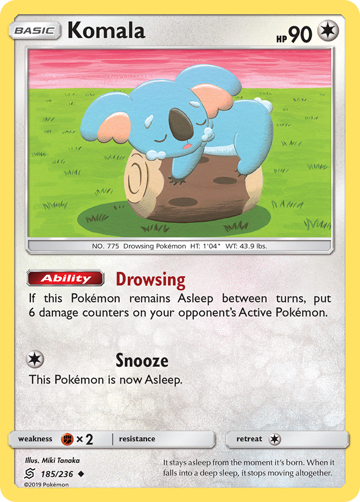 Komala (185/236) [Sun & Moon: Unified Minds] | Silver Goblin