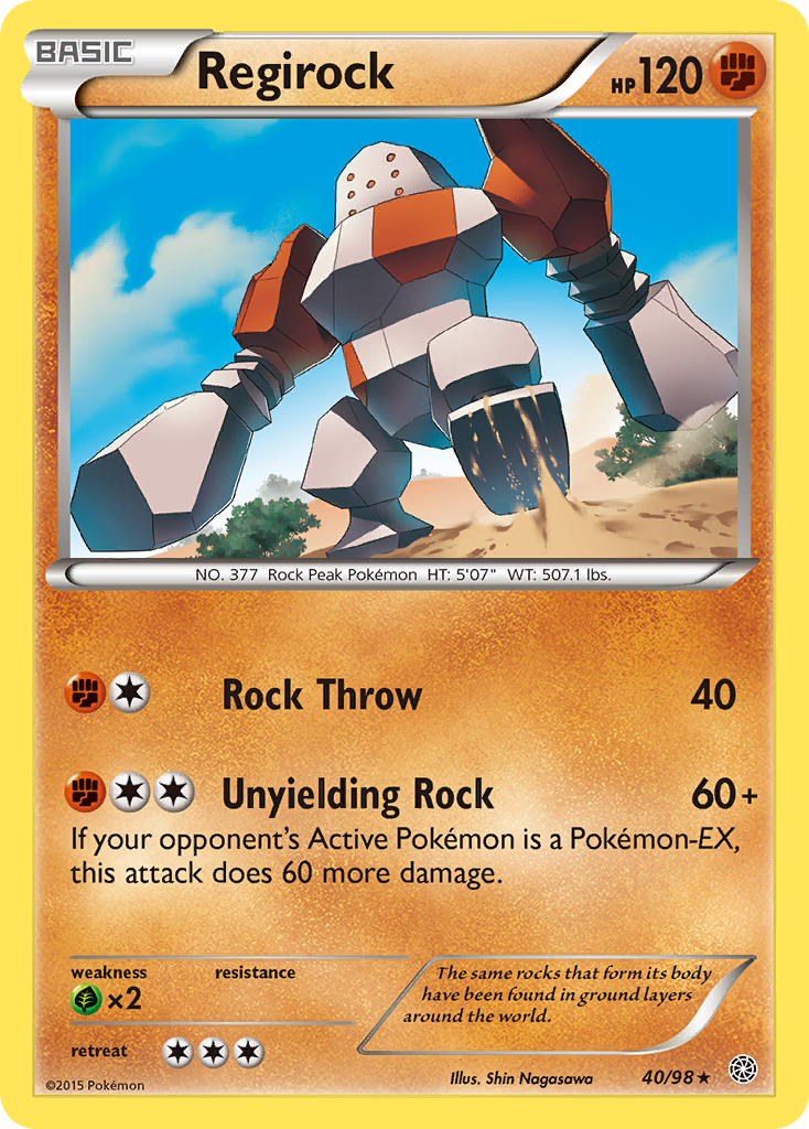 Regirock (40/98) [XY: Ancient Origins] | Silver Goblin