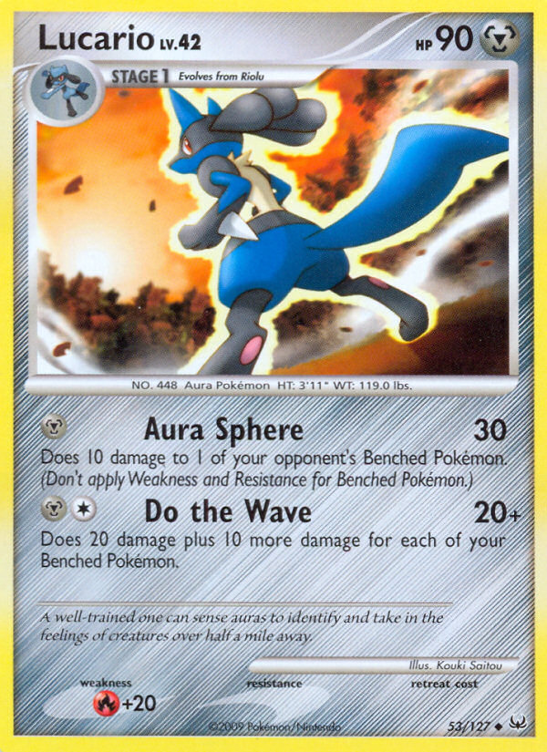 Lucario (53/127) [Platinum: Base Set] | Silver Goblin