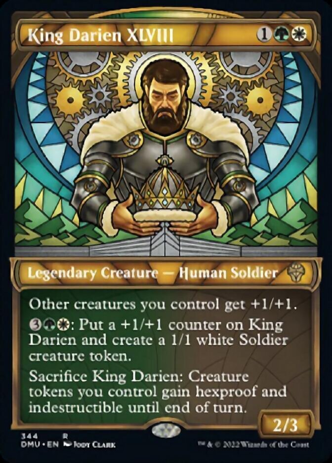 King Darien XLVIII (Showcase Textured) [Dominaria United] | Silver Goblin