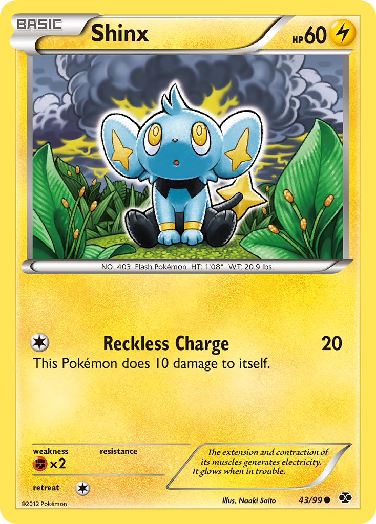 Shinx (43/99) [Black & White: Next Destinies] | Silver Goblin