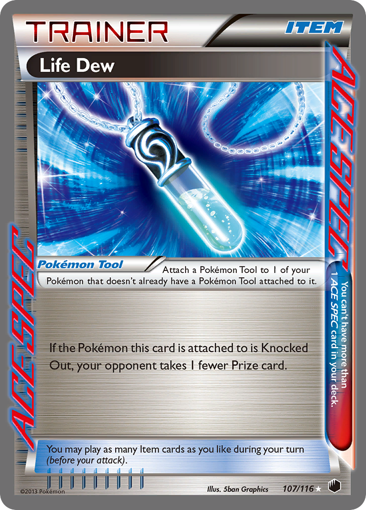 Life Dew (107/116) [Black & White: Plasma Freeze] | Silver Goblin