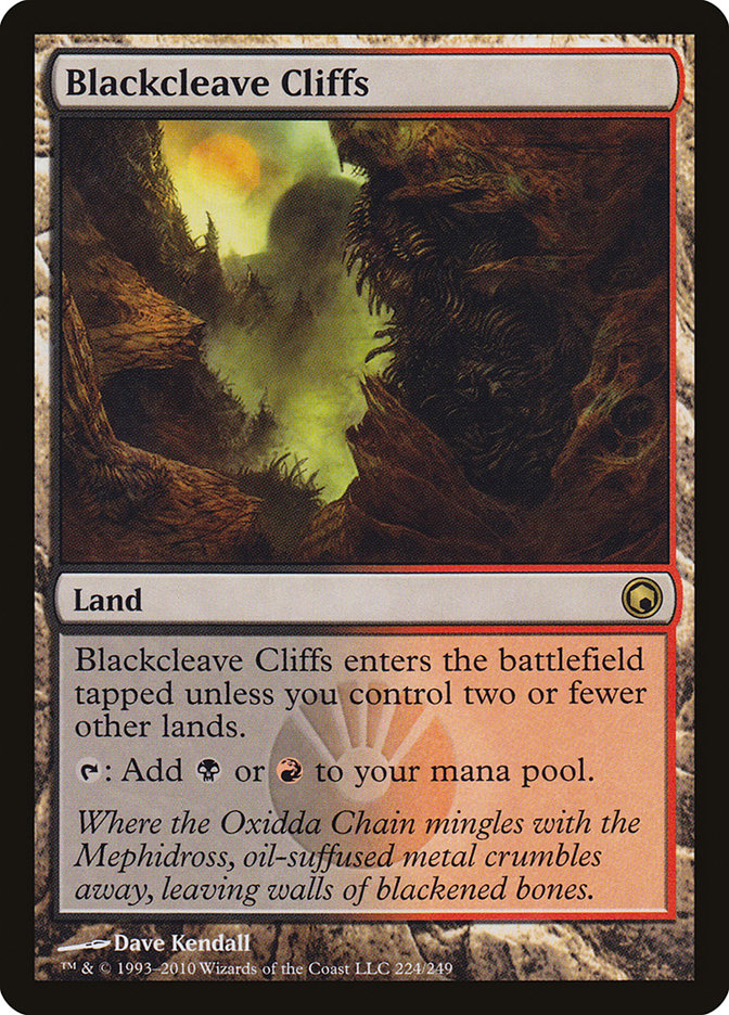 Blackcleave Cliffs [Scars of Mirrodin] | Silver Goblin