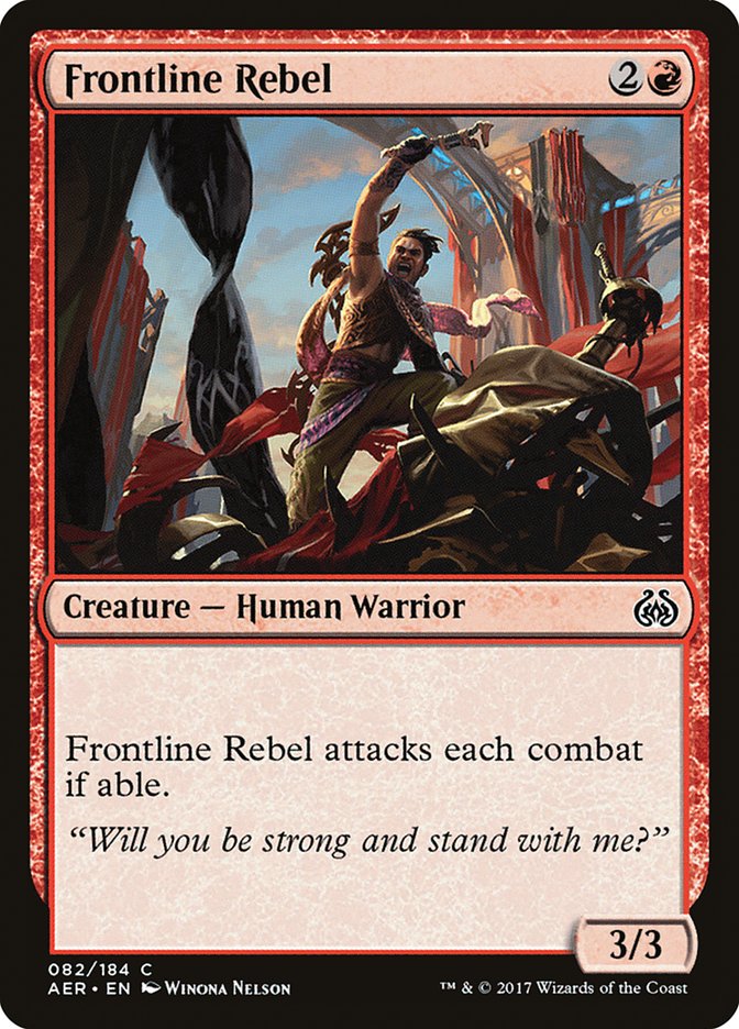 Frontline Rebel [Aether Revolt] | Silver Goblin
