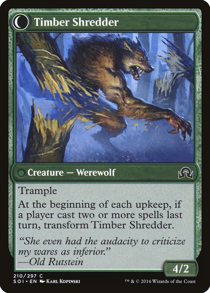 Hinterland Logger (210) - Shadows over Innistrad