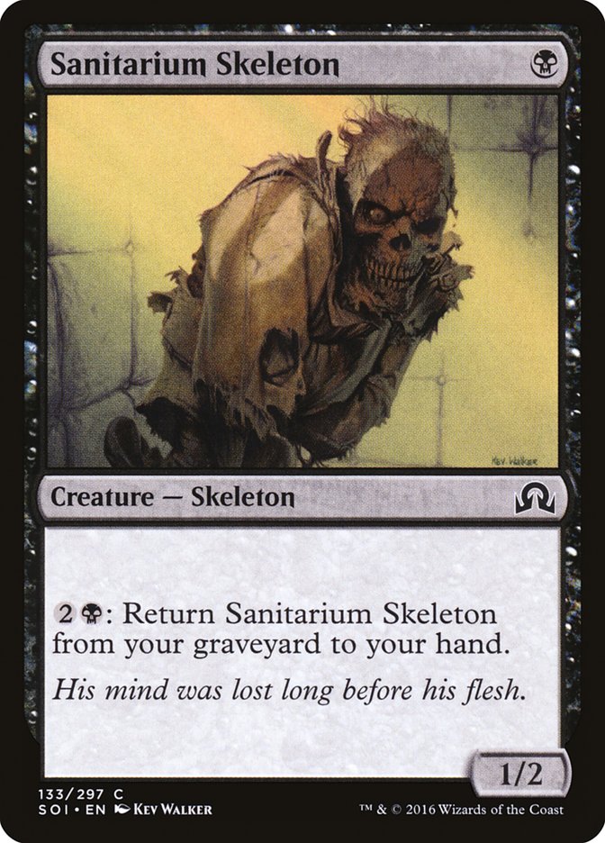 Sanitarium Skeleton [Shadows over Innistrad] | Silver Goblin