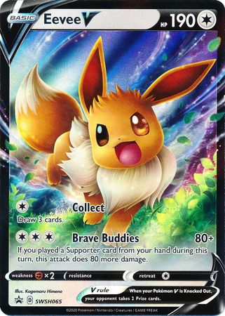 Eevee V (SWSH065) [Sword & Shield: Black Star Promos] | Silver Goblin