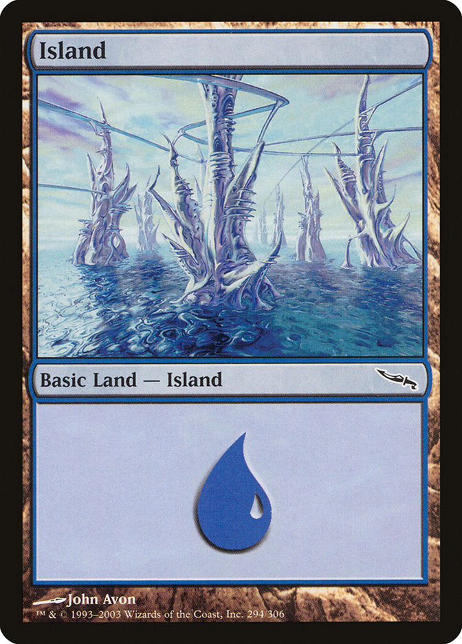 Island (294) [Mirrodin] | Silver Goblin