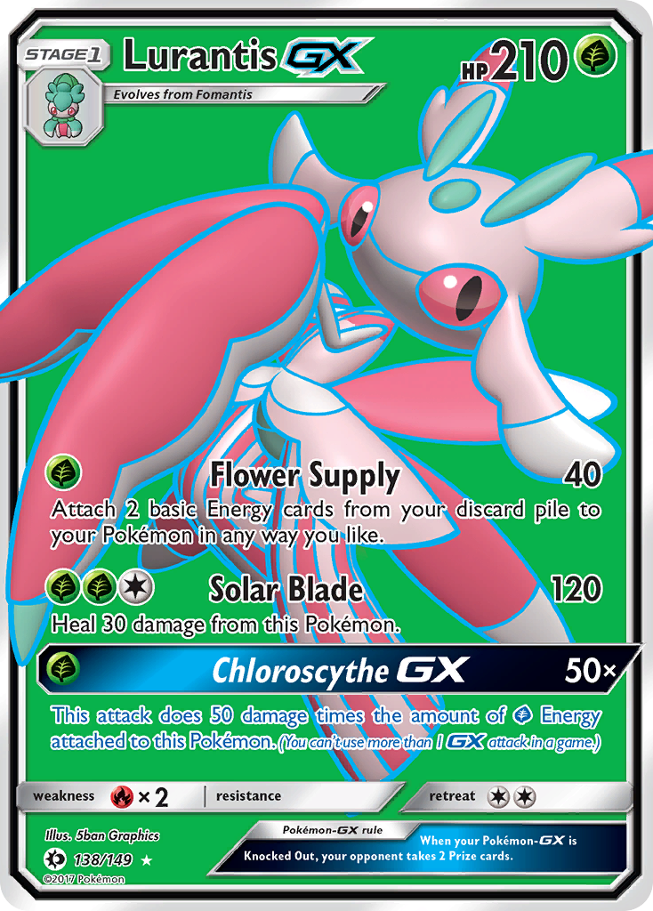 Lurantis GX (138/149) [Sun & Moon: Base Set] | Silver Goblin