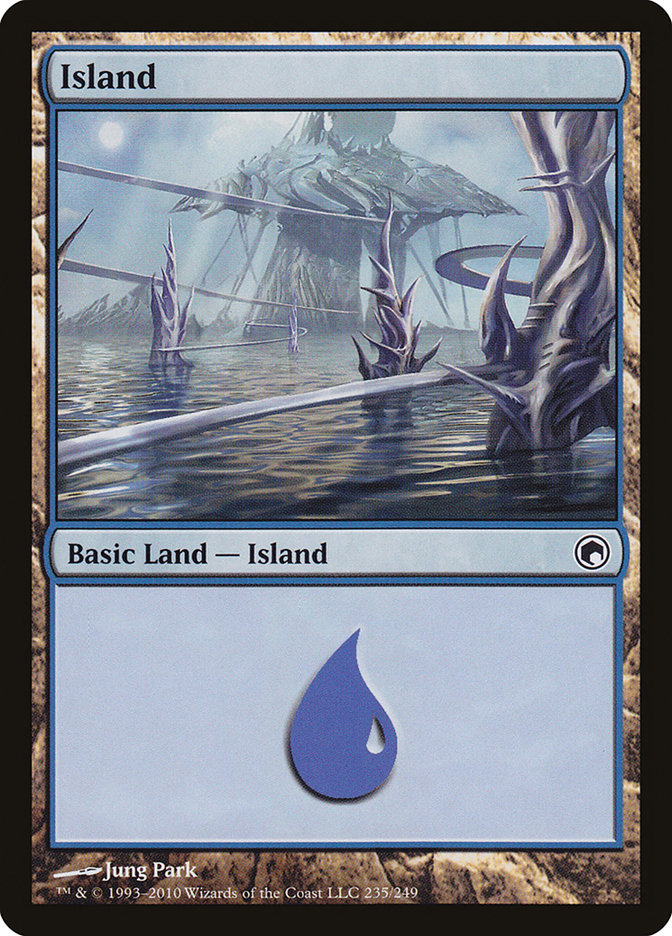 Island (235) [Scars of Mirrodin] | Silver Goblin