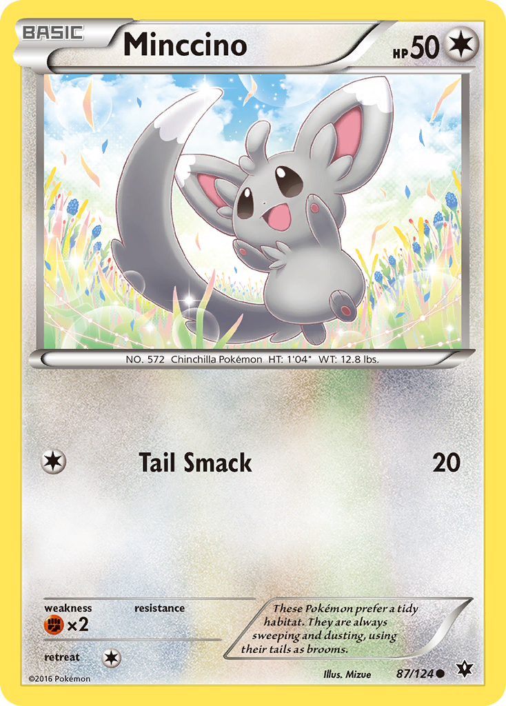 Minccino (87/124) [XY: Fates Collide] | Silver Goblin