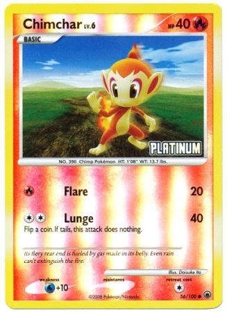 Chimchar (56/100) [Burger King Promos: 2009 Collection] | Silver Goblin