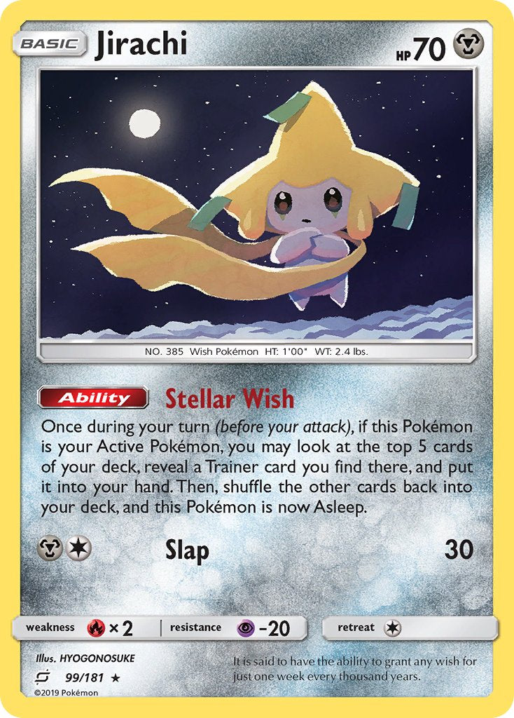 Jirachi (99/181) (Theme Deck Exclusive) [Sun & Moon: Team Up] | Silver Goblin