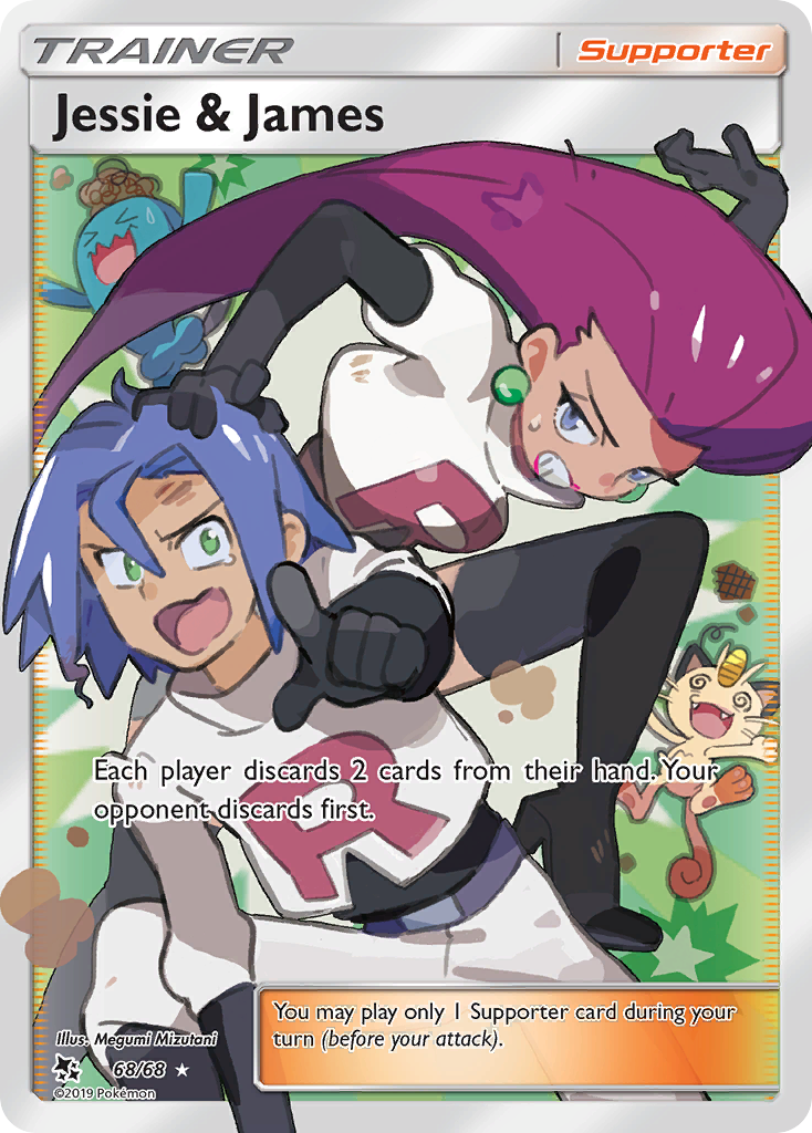 Jessie & James (68/68) [Sun & Moon: Hidden Fates] | Silver Goblin