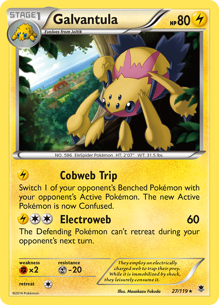 Galvantula (27/119) [XY: Phantom Forces] | Silver Goblin