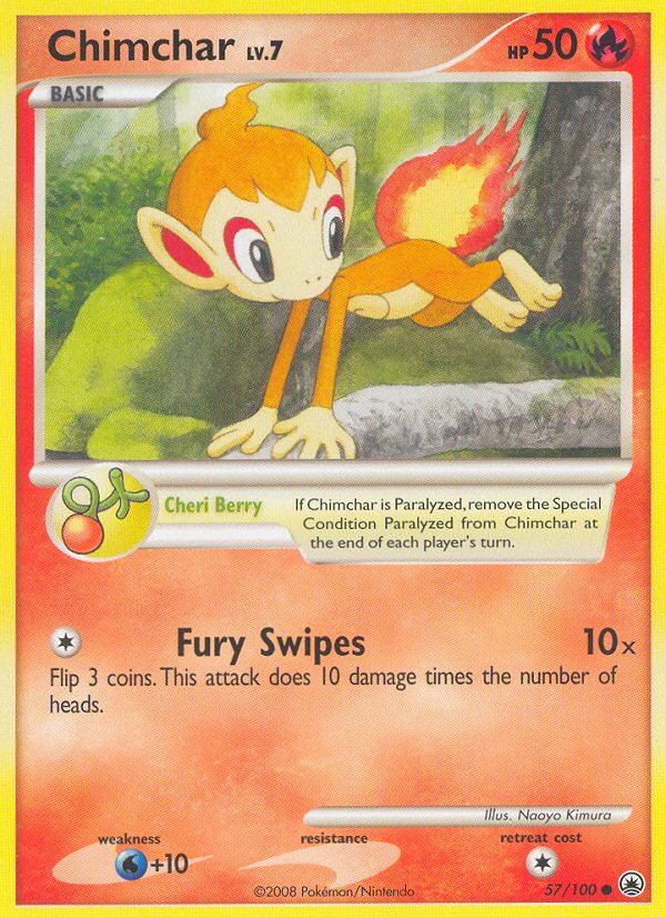 Chimchar (57/100) [Diamond & Pearl: Majestic Dawn] | Silver Goblin